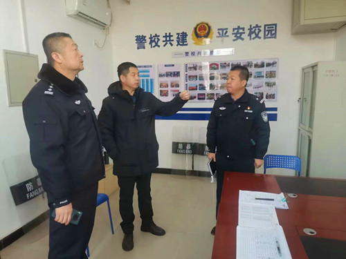 渭南市公安局高新分局国保大队到陕铁院调研座谈