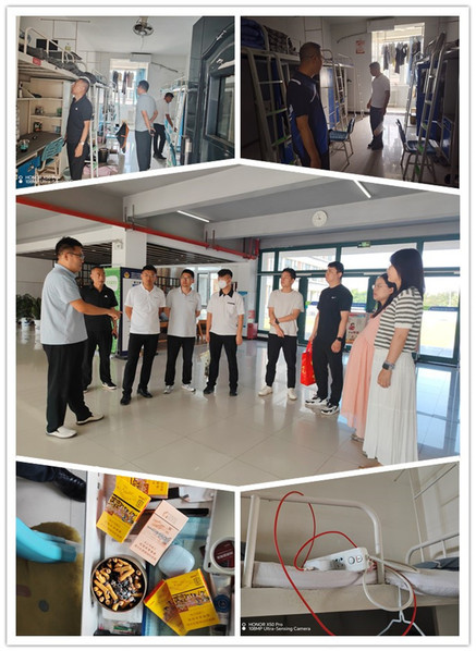 压实宿舍安全管理责任 高铁工程学院联合后勤安保处开展公寓专项安全检查